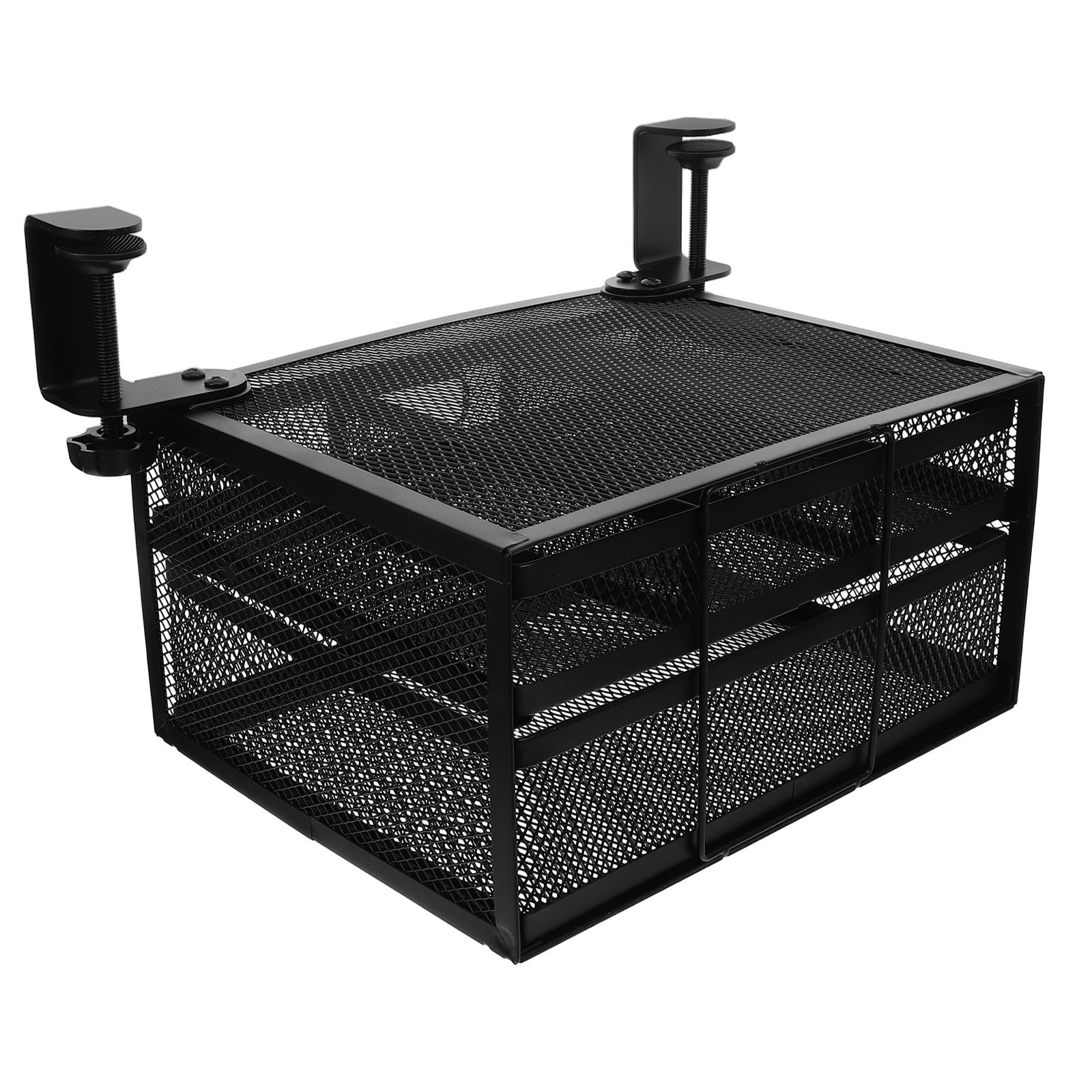 Organisateur de bureau sous table pour libérer un plan de travail encombré