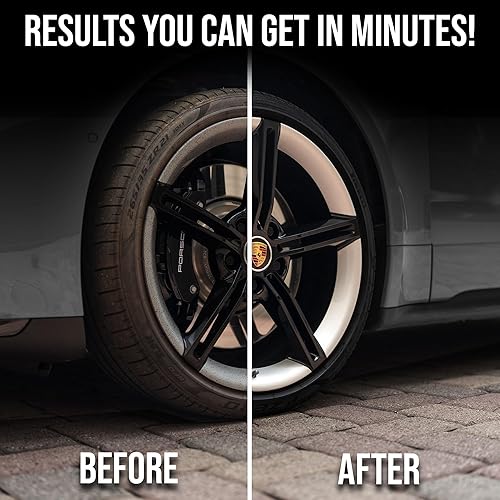 Miniatura 3 de Rev Auto Kit completo de limpiador de ruedas y neumáticos, elimina el polvo de los frenos y añade brillo a los neumáticos, seguro para OEM y mercado