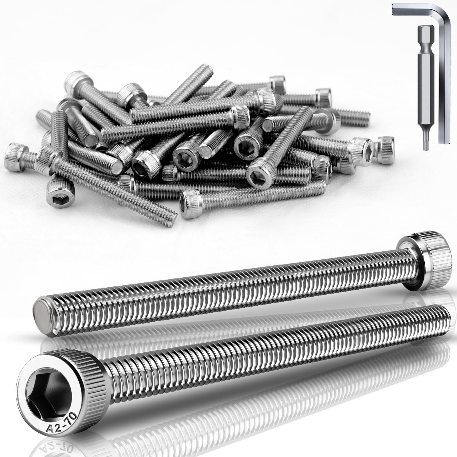 TXXATX M8 Screws Allen Socket Head Cap Screws M8x75 mm