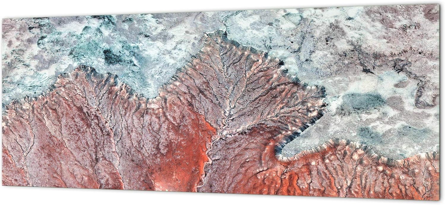 Design glass backsplash - Tempered Glass splashback Textures Series BBS10A: