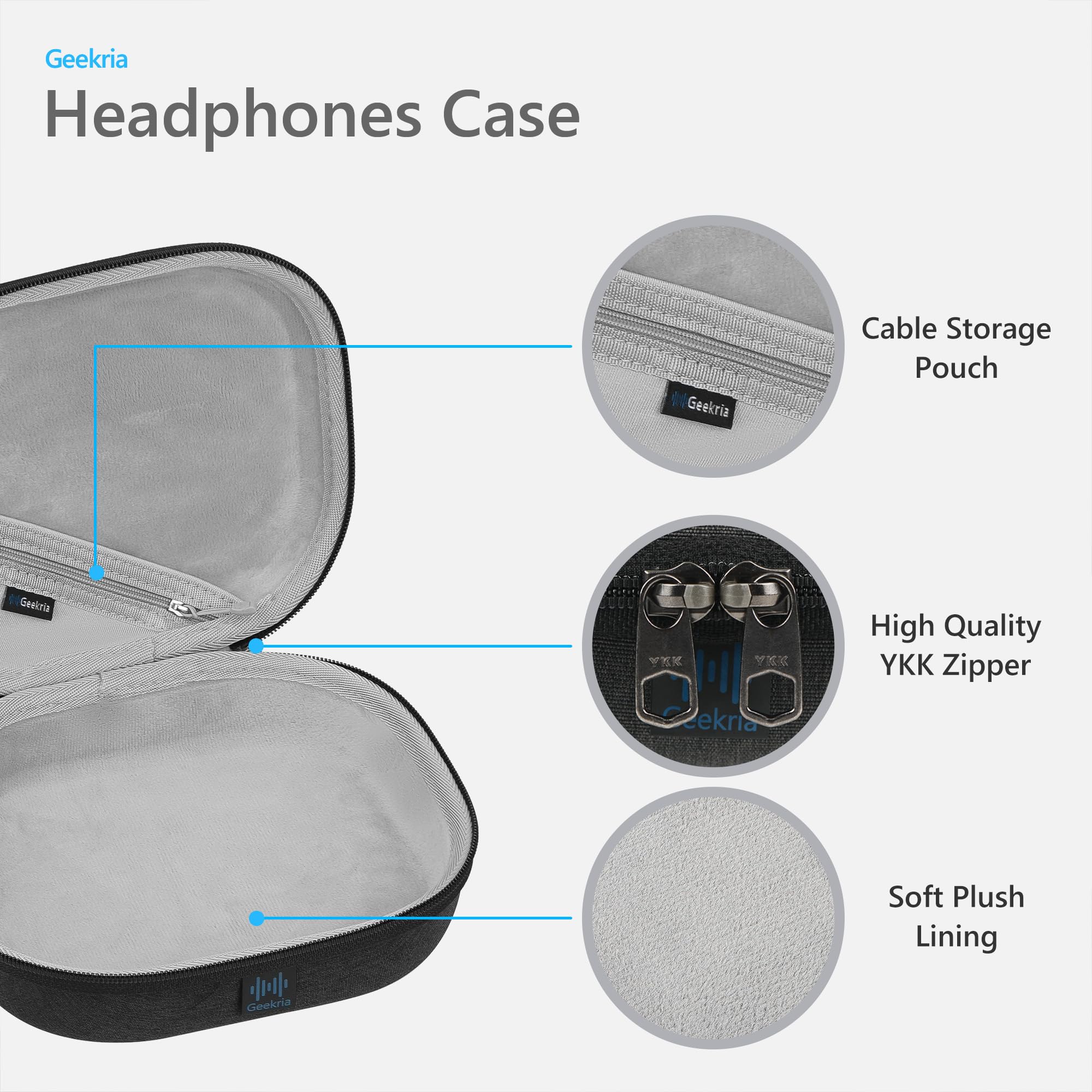 Amazon | Geekria ケース Shield ヘッドホンケース 互換性 ハード
