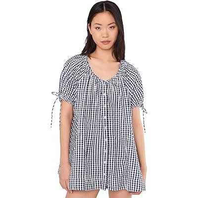 Платье Free People Farley Gingham Tunic