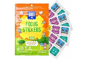 NATPAT BuzzPatch Focus Patch: Enhance Focus for Kids and Adults