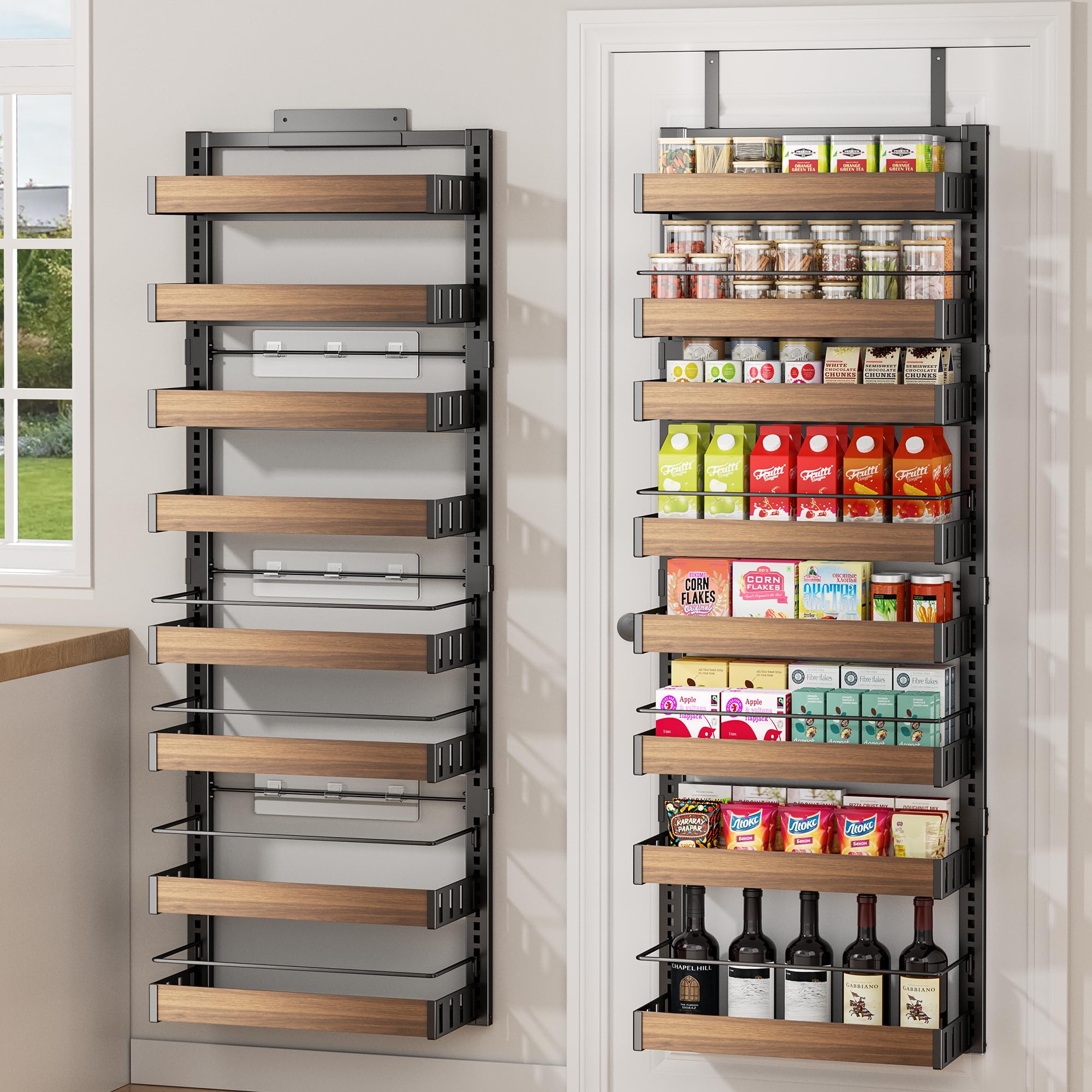 POKIPO 8 Tier Over The Door Pantry Organizer