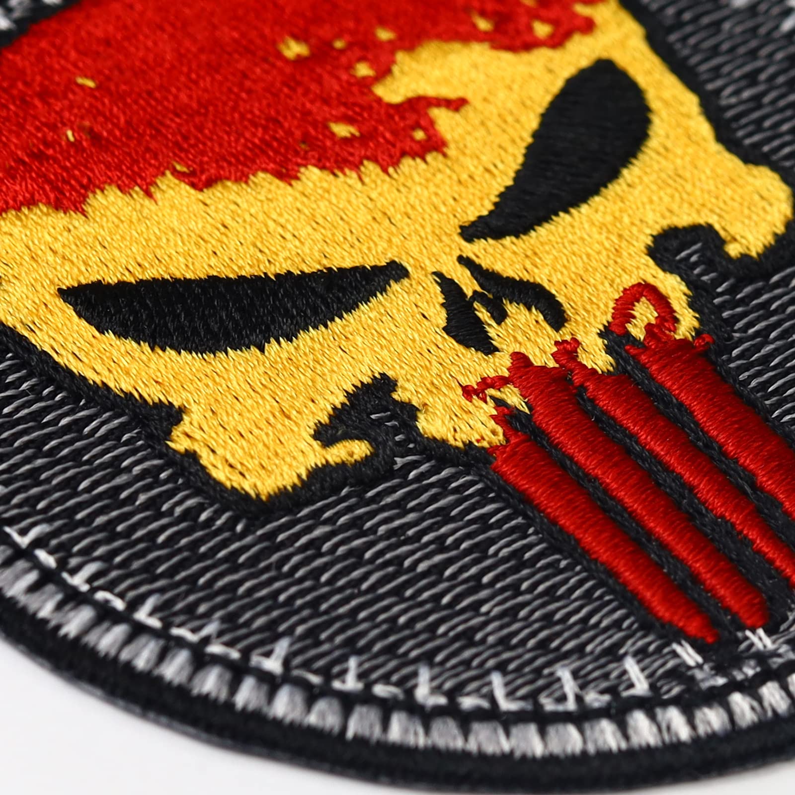 Finally Home Biker Bulldog Patch da applicare con il ferro da stiro per