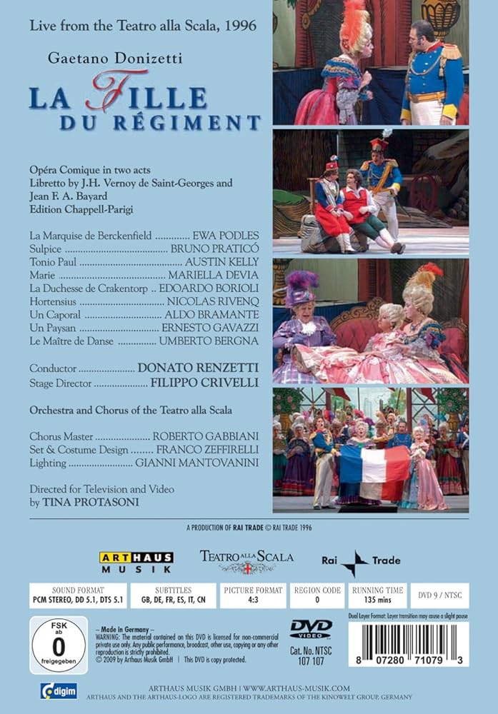 その他 Donizetti - La Fille du Regiment [DVD] bme6fzu Amazon.co.jp: Donizetti: La Fille du Regiment: ミュージック