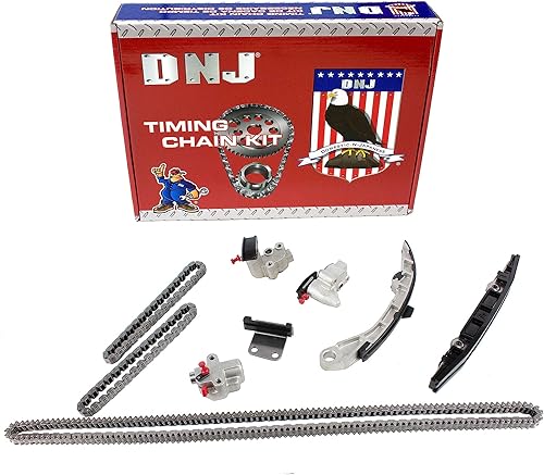 DNJ Kit de cadena de distribución TK656NG para Infiniti, NissanAltima, JX35, Maxima, Murano, Pathfinder, Quest, QX60 3.5L DOHC V6 24V 3498cc