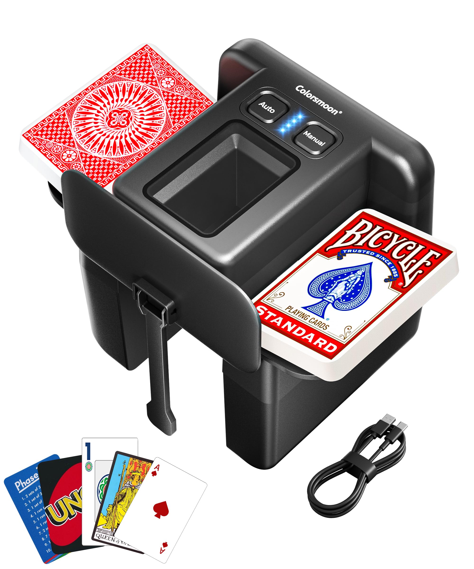 Colorsmoon Automatic Card Shuffler