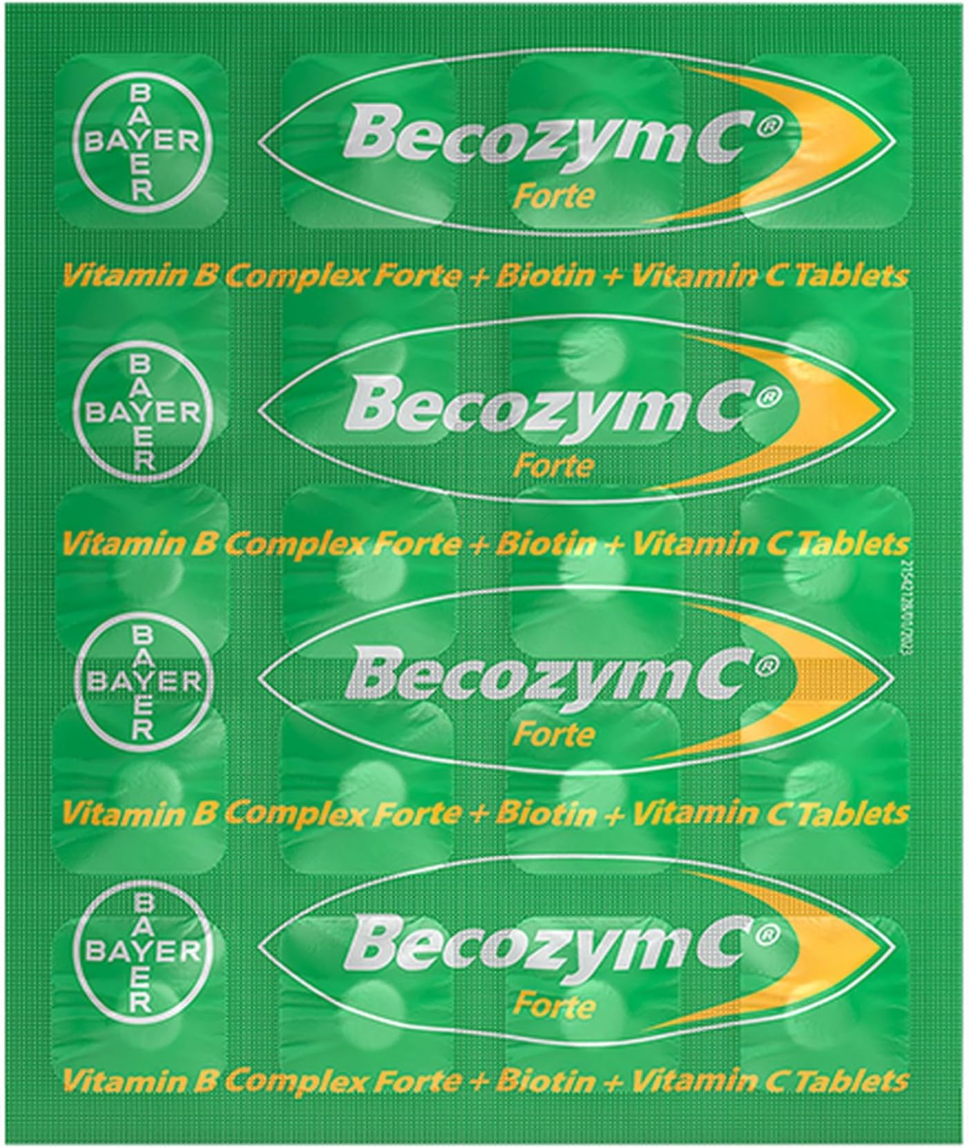 Becozyme C Forte - Strip of 20 Tablets