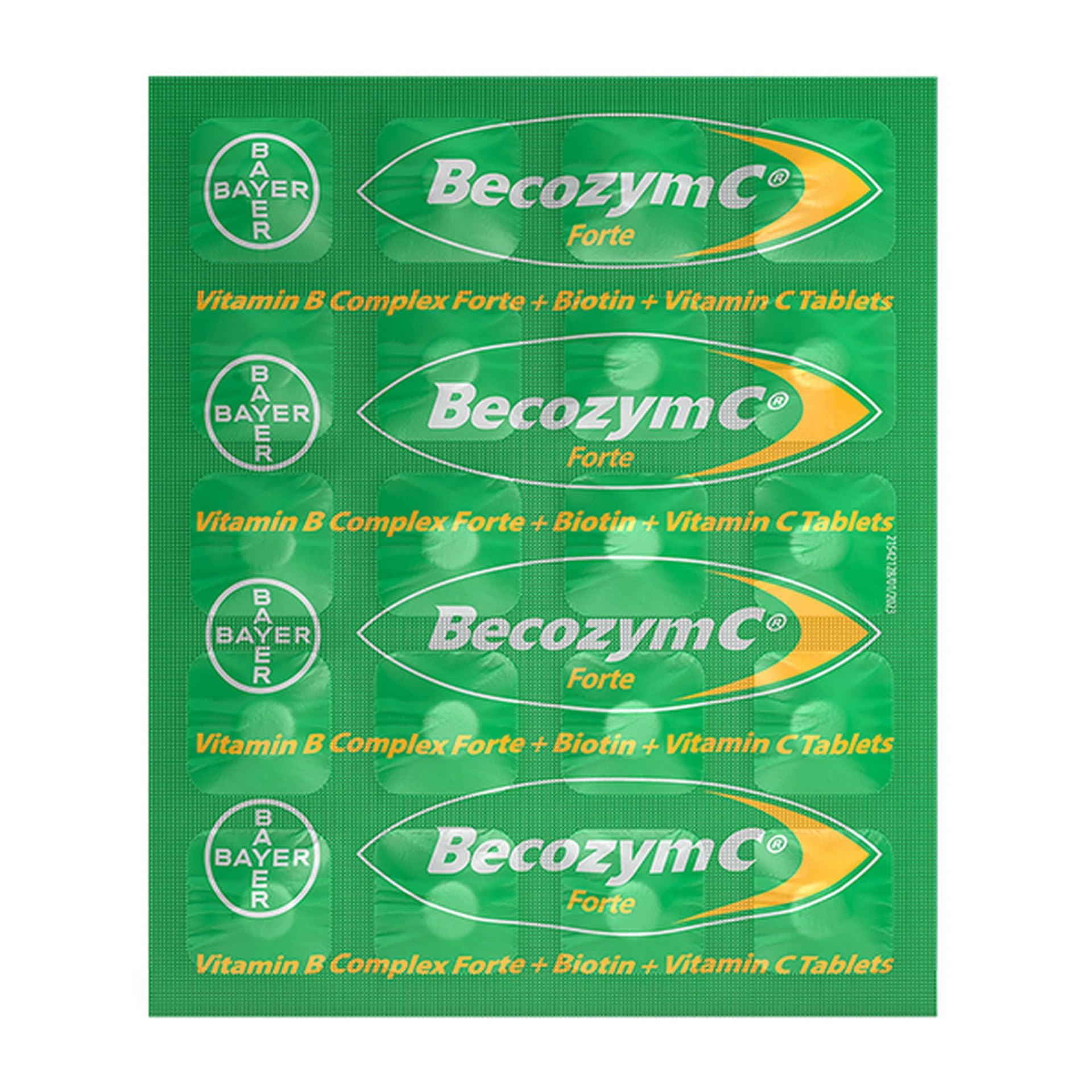 Becozyme C Forte - Strip of 20 Tablets