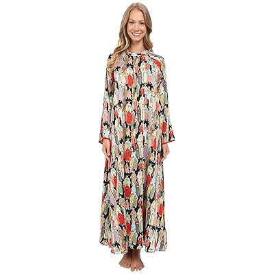 Natori Dynasty Zip Caftan Women