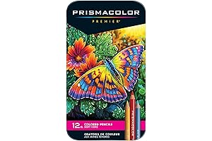 Prismacolor Premier Colored Pencils, 12 Pack: Soft Core for Intense Coloring