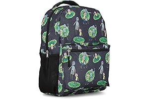 RICK AND MORTY Backpack with Summer and Squanchy, Black