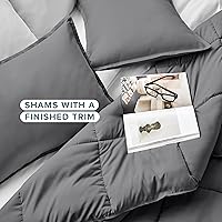 Vista 38 de Bare Home Comforter Set - King/California King Size - Ultra-Soft - Goose Down Alternative - Premium 1800 Series - All Season Warmth