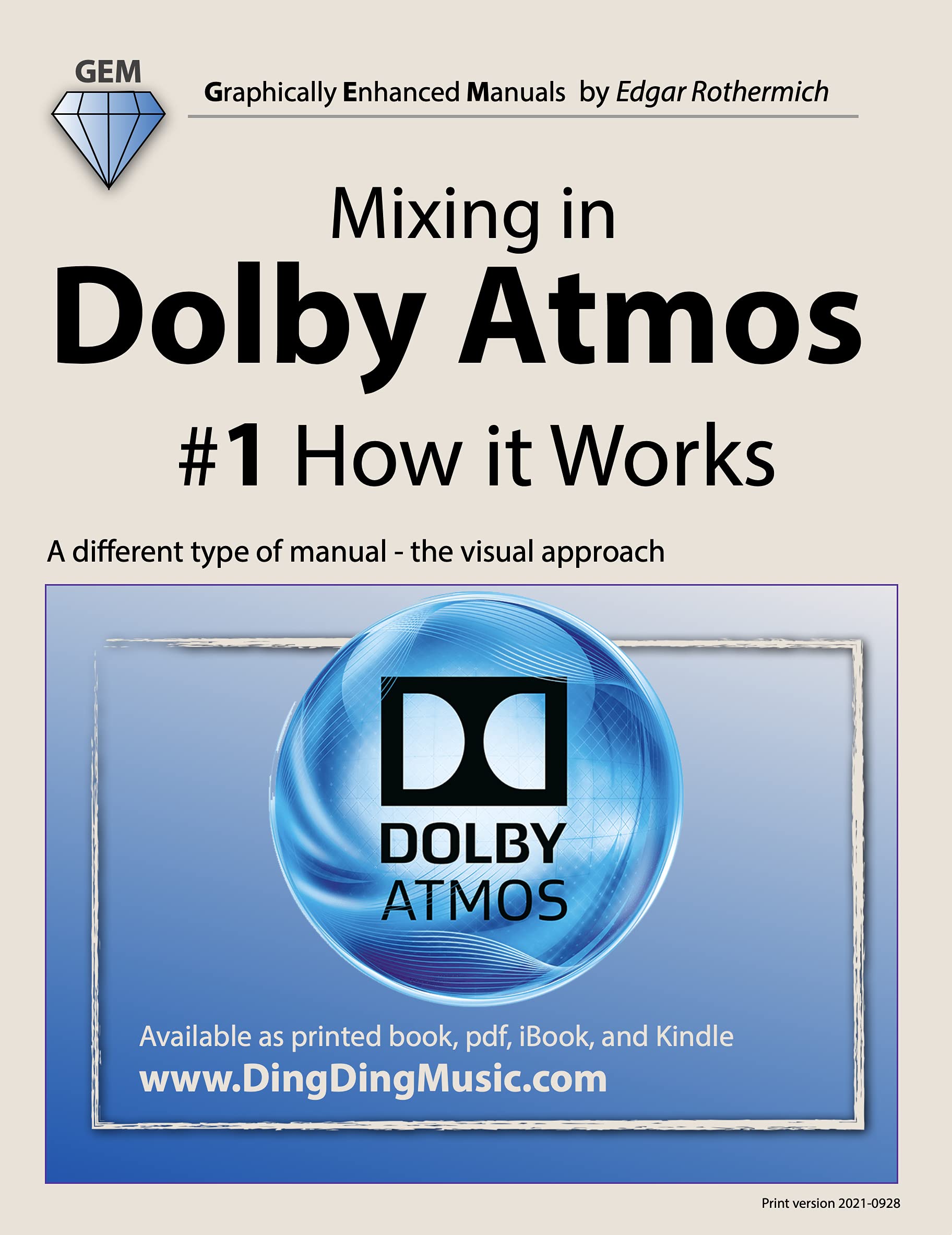 Guide Mixing in Dolby Atmos livre approche visuelle format anglais