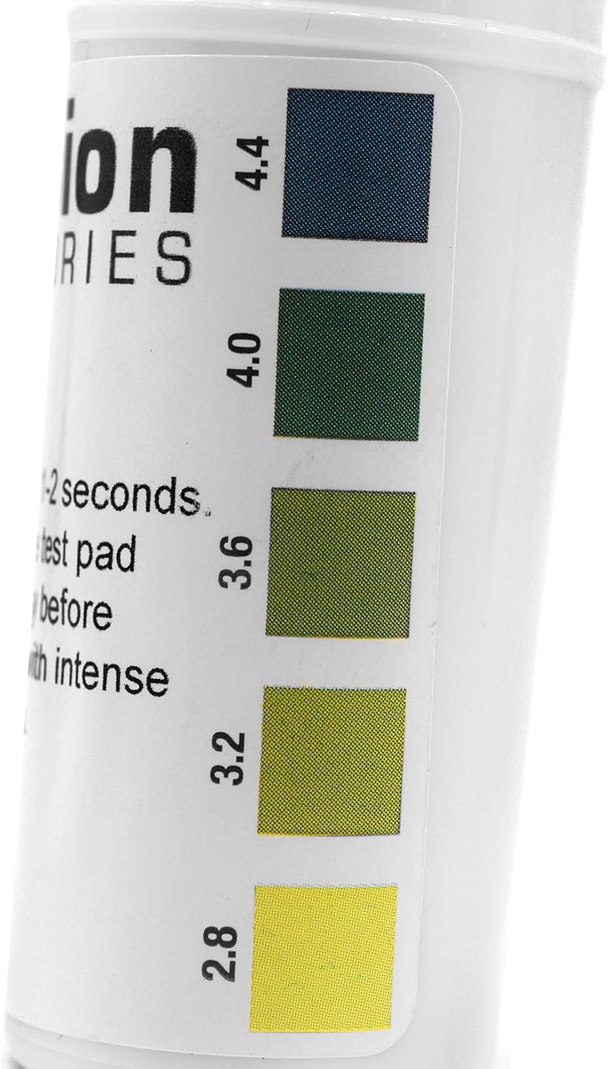 hBARSCI pH Test Strips for Wine Making, 2.8 to 4.4 Range, 100 Strips image 2