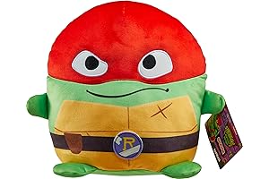 Mattel Teenage Mutant Ninja Turtles: Mutant Mayhem Plush Toys Cuutopia, 10 Inch...