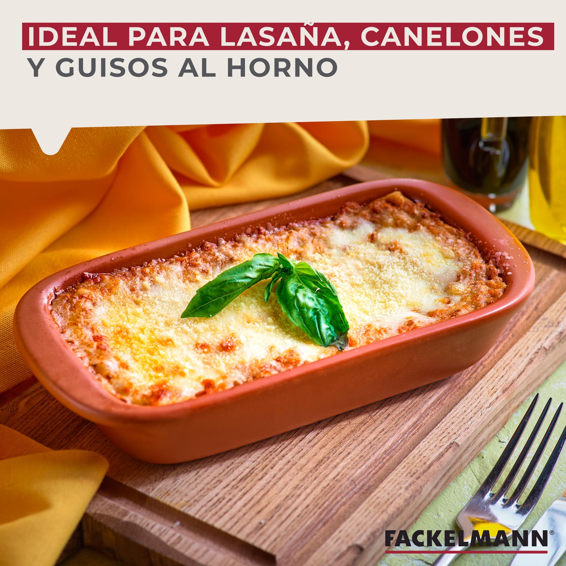 Platos Barro Set De Cazuelas De Barro Fackelmann 20/26/28 Cm