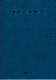 Edipro Tagesplaner 2024, 17 x 24 cm, Blau