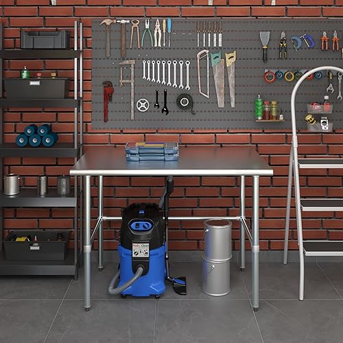 Vista 80 de Mesa de trabajo de acero inoxidable AmGood