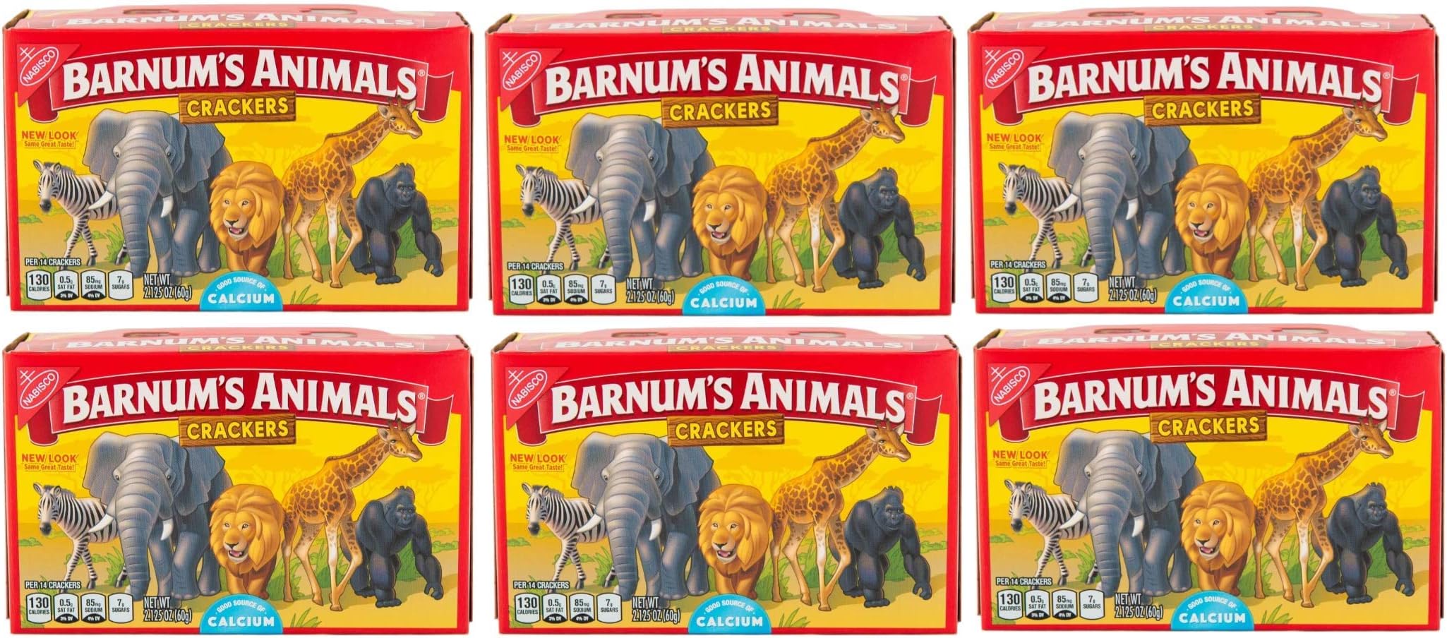 BarnumAnimal Crackers, 2.125 oz, 6 pk