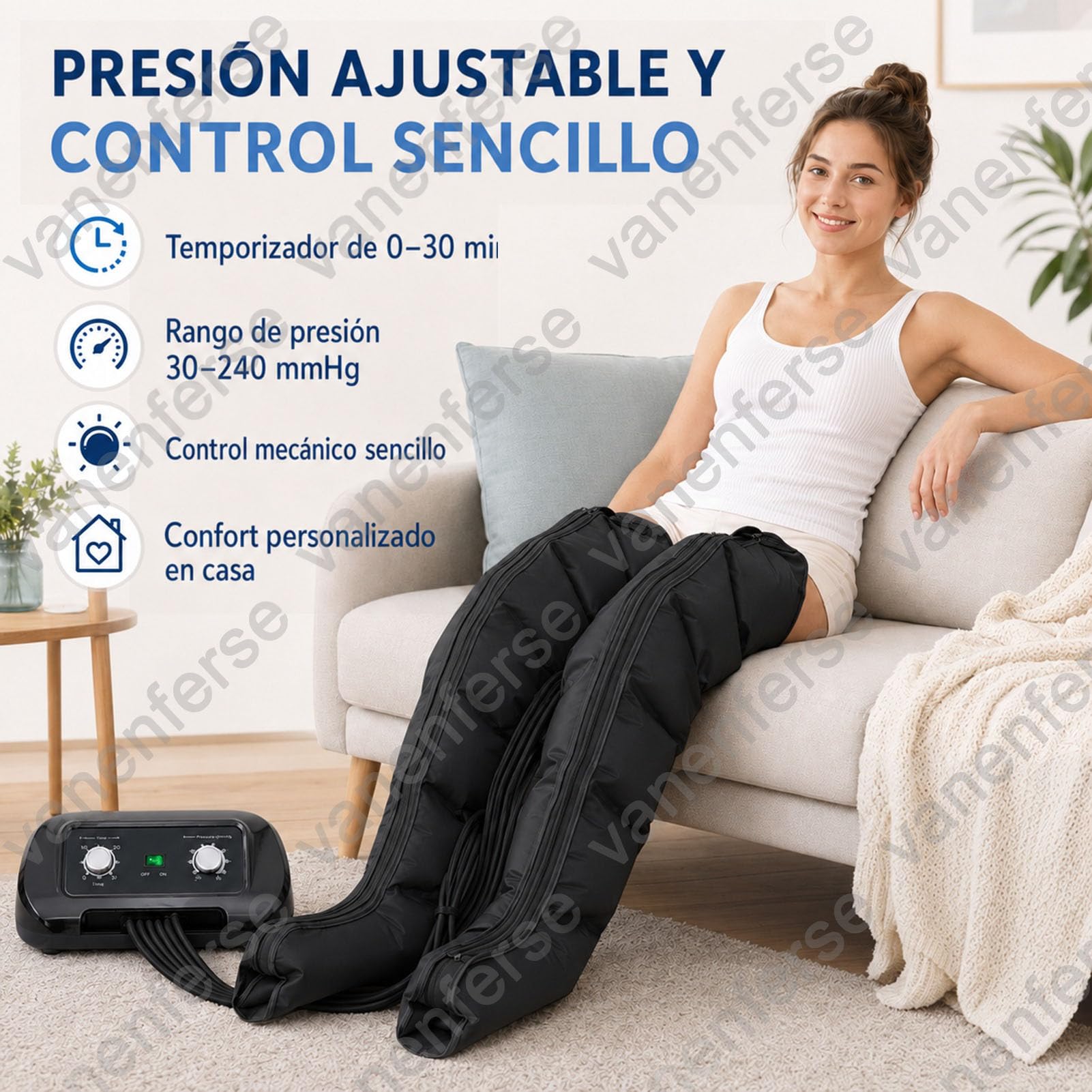 Botas De Presoterapia Piernas Y Abdomen