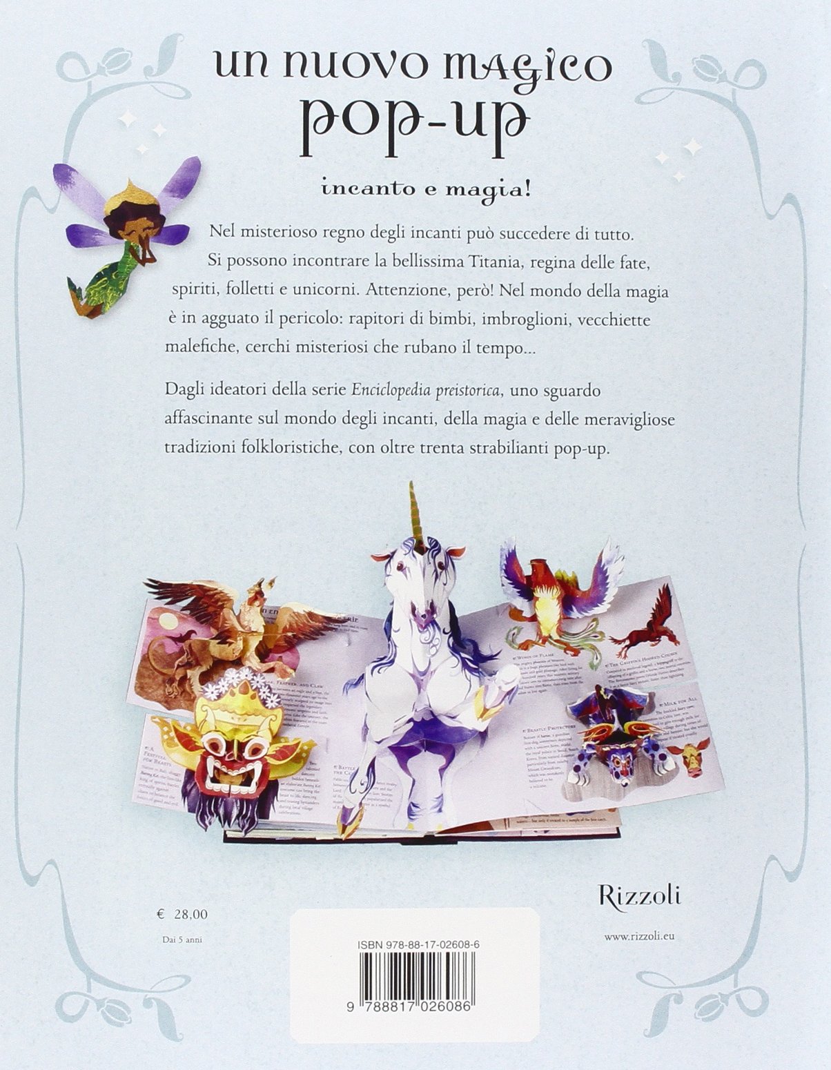 Enciclopedia mitologica. Fate e altre creature magiche. Libro pop-up. Ediz. illustrata