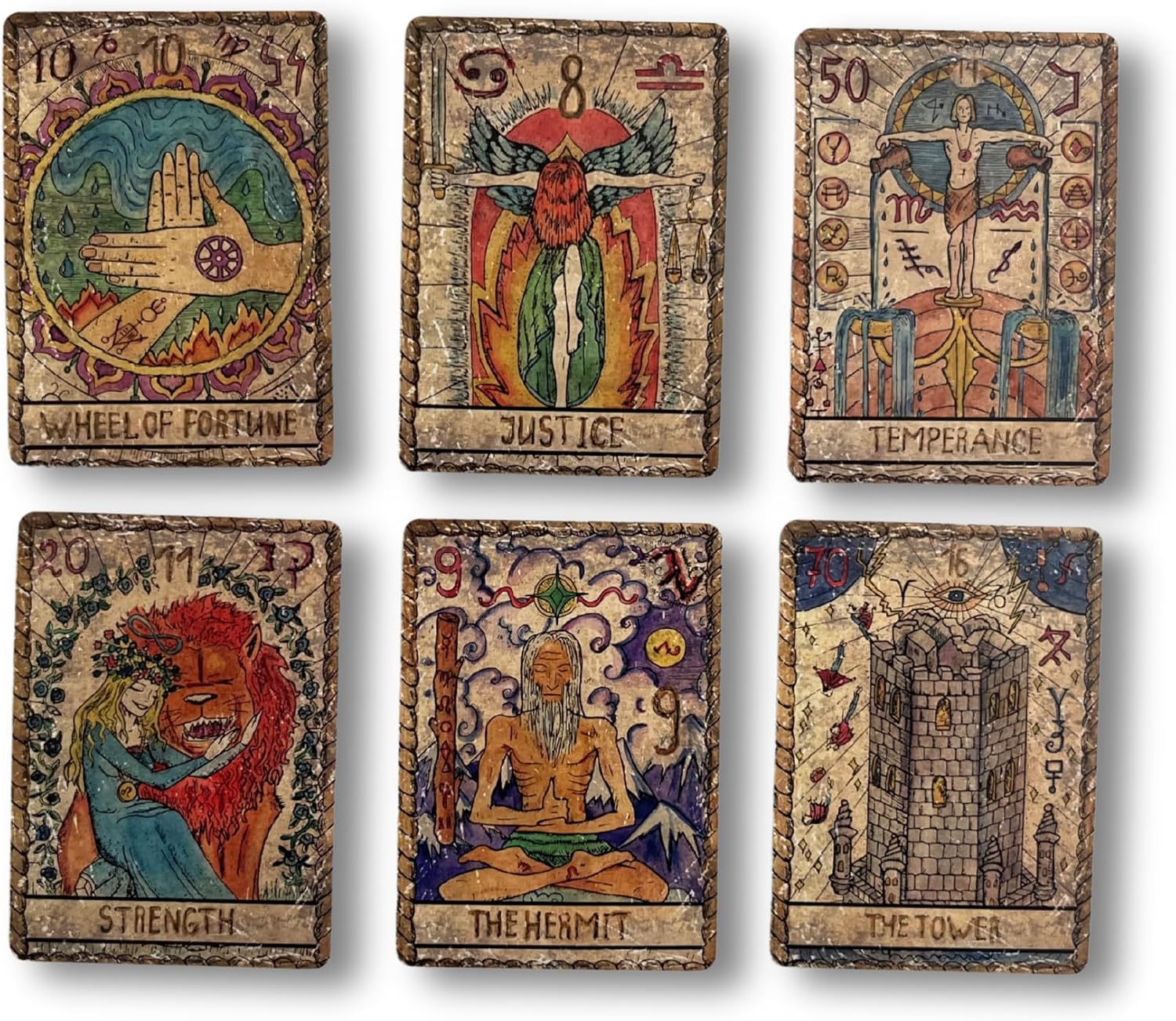 Samiramay Tarot Deck & Guide Booklet, Full Deck, 78 Cards, 3.5 by 2.5 inches, Great for Beginners and Collectors | Authorized and Authentic Printing of Vera Petruk's Work