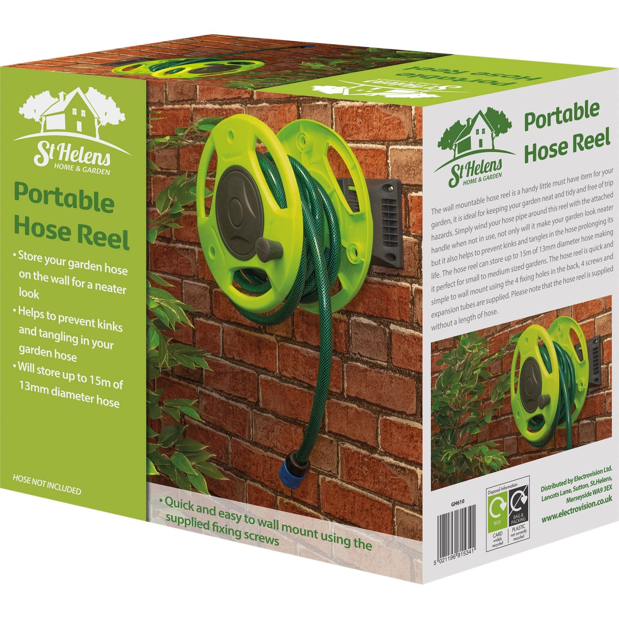 St Helens Wall Mounting Hose Reel