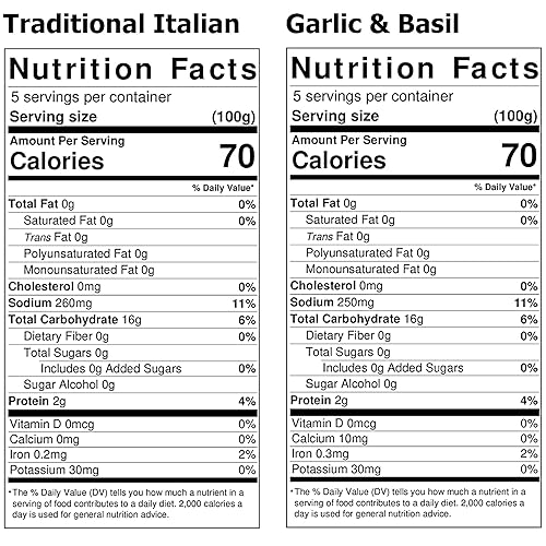 Miniatura 5 de San Gennaro Polenta 6 en total 3 italianos tradicionales  3 albahaca y ajo sin gluten sin grasa sin colesterol precocidos 18 onzas cada uno paquete