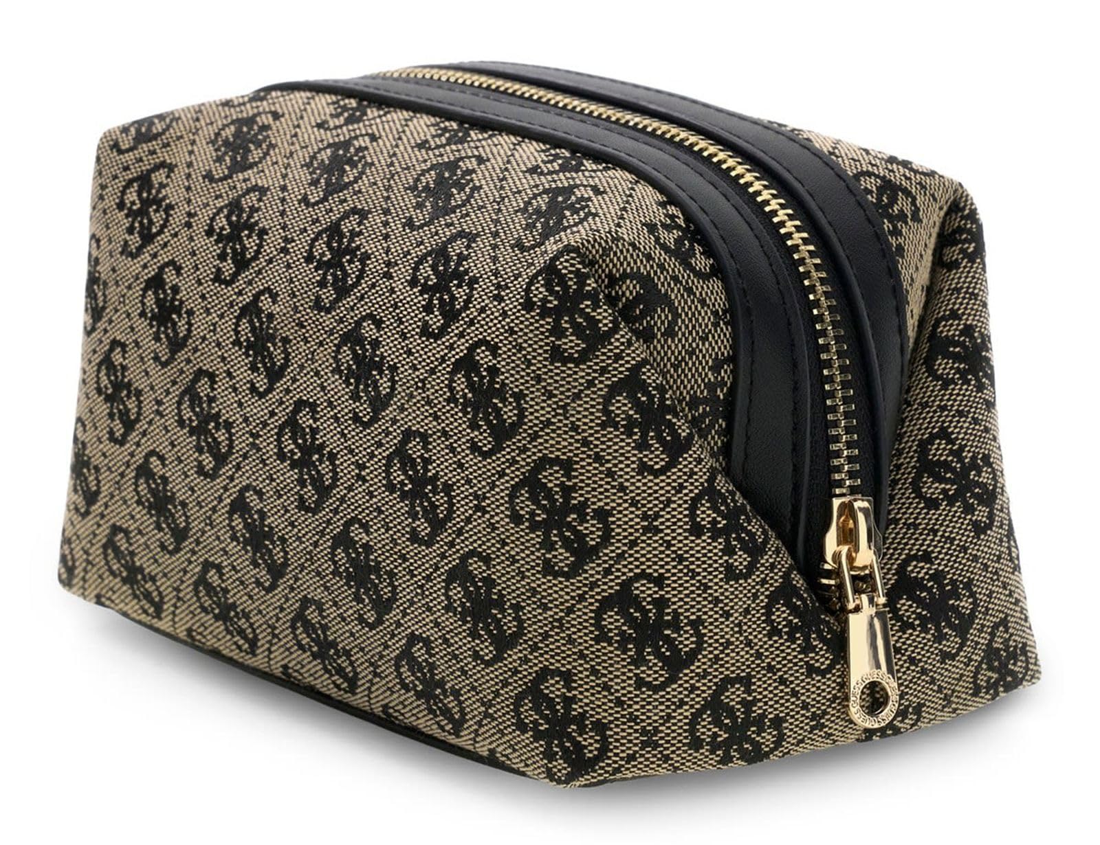 GUESS Kulturbeutel Utensilientasche Samantha Toiletry Beauty Black Logo schwarz