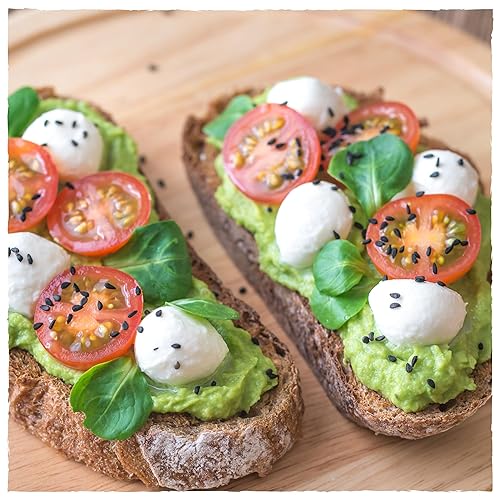 Miniatura 9 de Eastanbul Semillas de Nigella, semillas de comino negro, comino negro entero, sabrosas, naturales, también conocidas como Nigella Sativa y Kalonji,