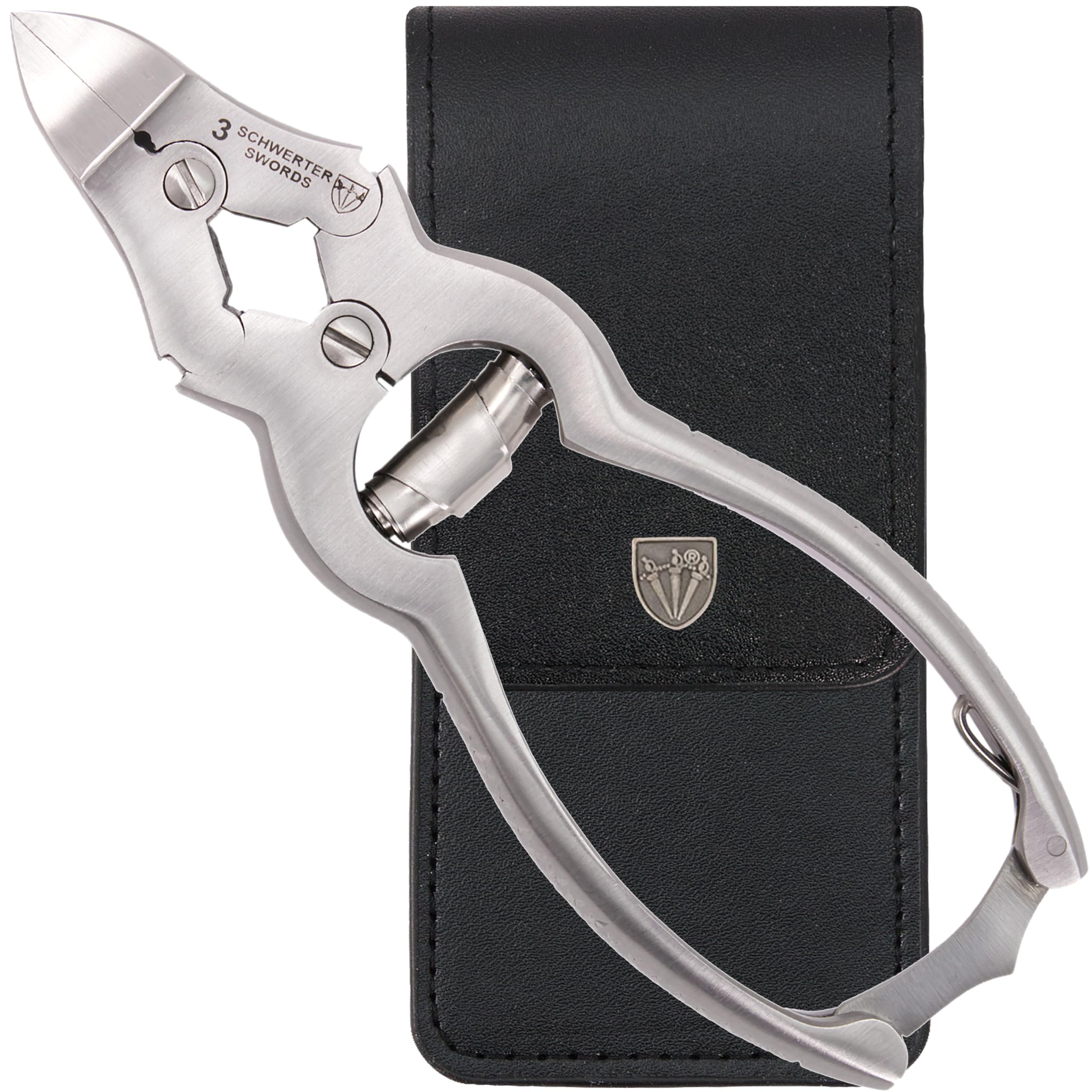 3 Swords Germany – Big Toe Nail NIPPERS - Extra Strong Toe Nail NIPPERS for Cutting Strong, Thick or ingrown Toe Nails - Stainless Steel Pedicure Tool