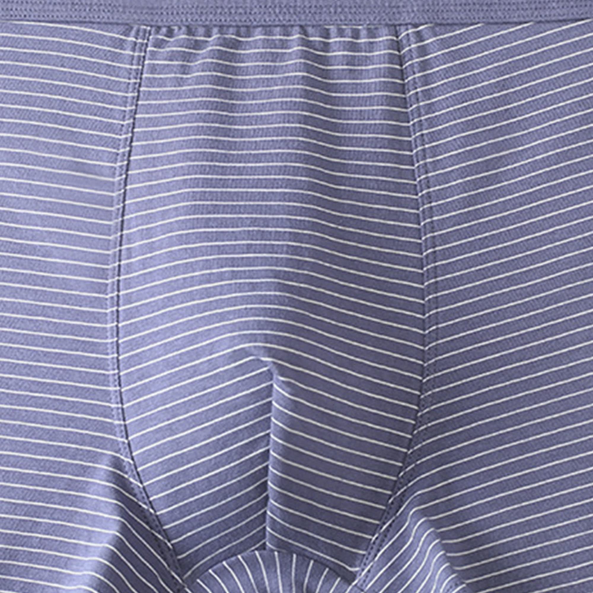 JEShifangjiusu Boxer da uomo in misto cotone classico, traspirante, morbido e confortevole, traspirante, confezione da 3