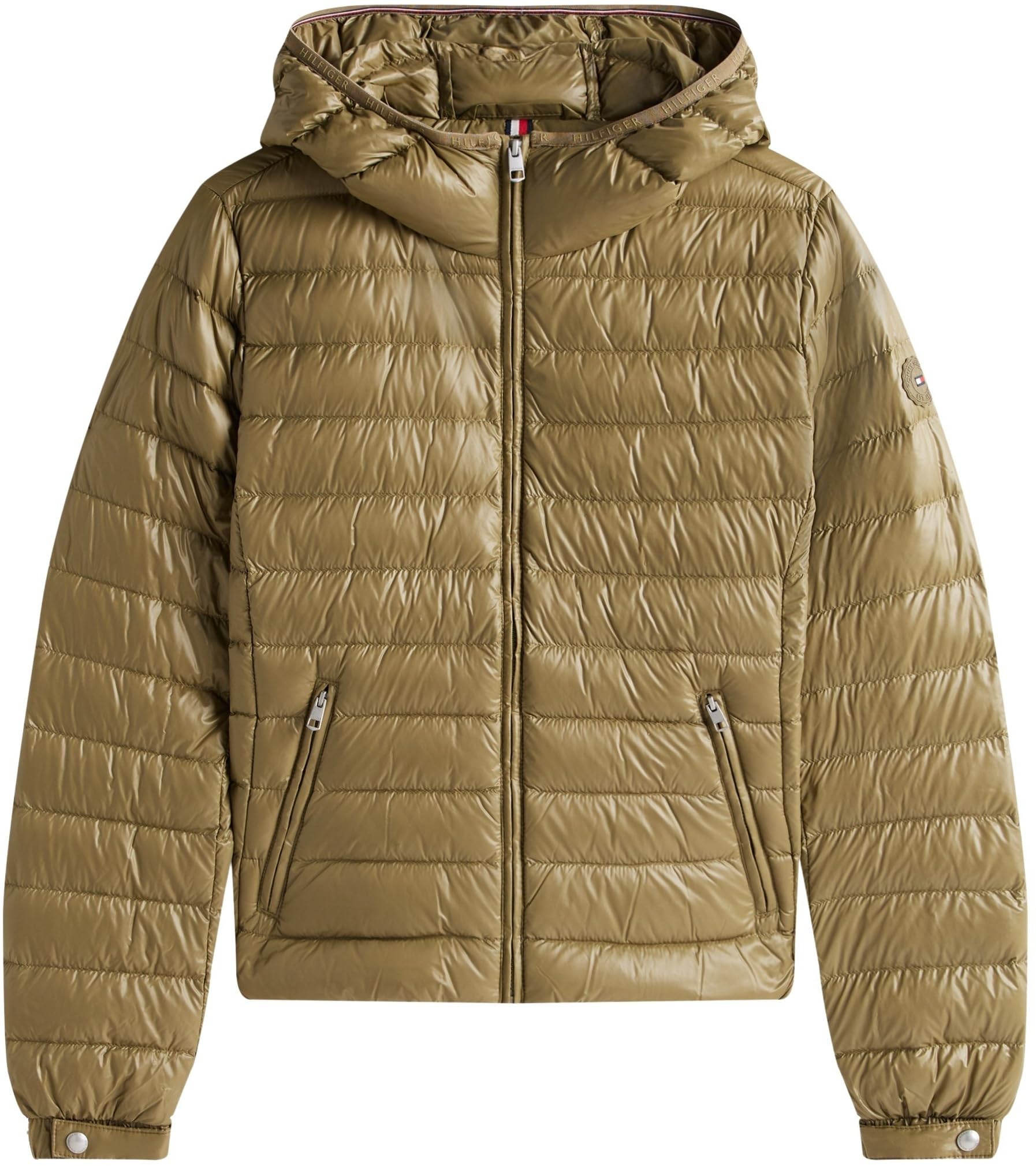 Tommy Hilfiger Donna Giacca Imbottita Down Hooded Jacket con Zip