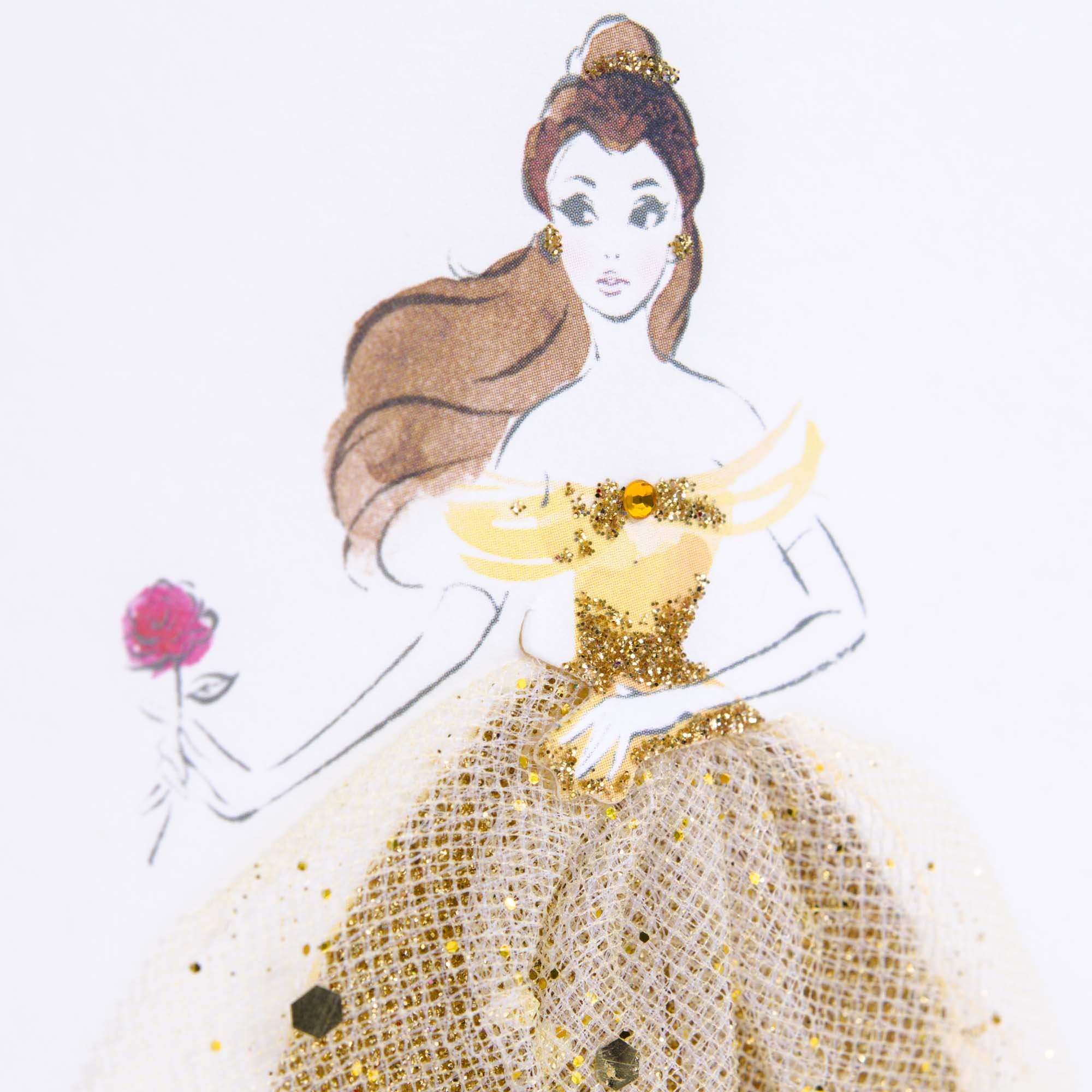 open lace back dress Hallmark Disney Tiana Honeycomb 3D Pop-Up Card  Banner's Hallmark