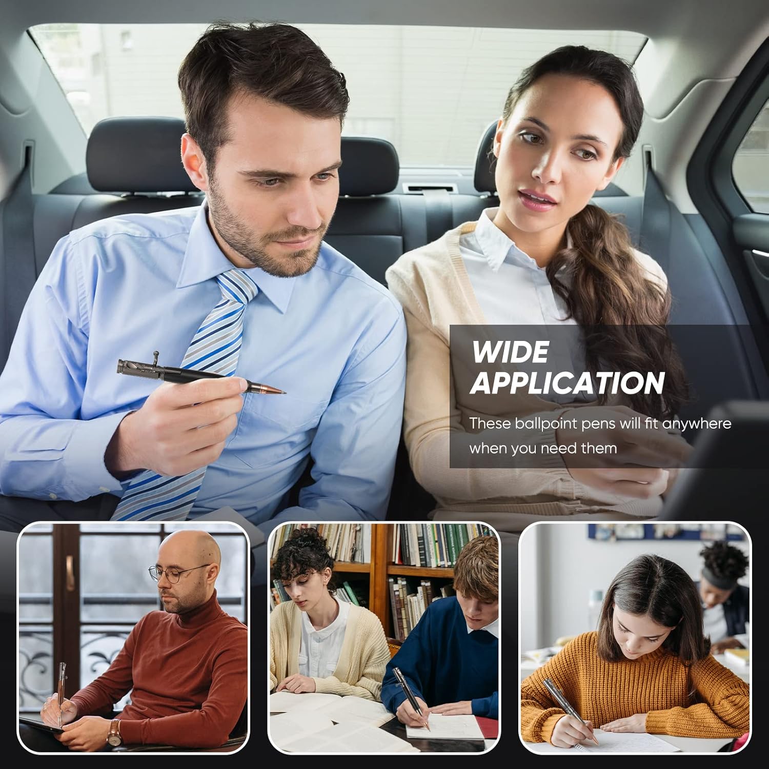 Crtiin Bullet Pens for Men Bolt Action Ballpoint for Gun Lover with Pen Gift Box and Black Ink Refills Father's Day Thanksgiving Day Christmas Office Decor Gift