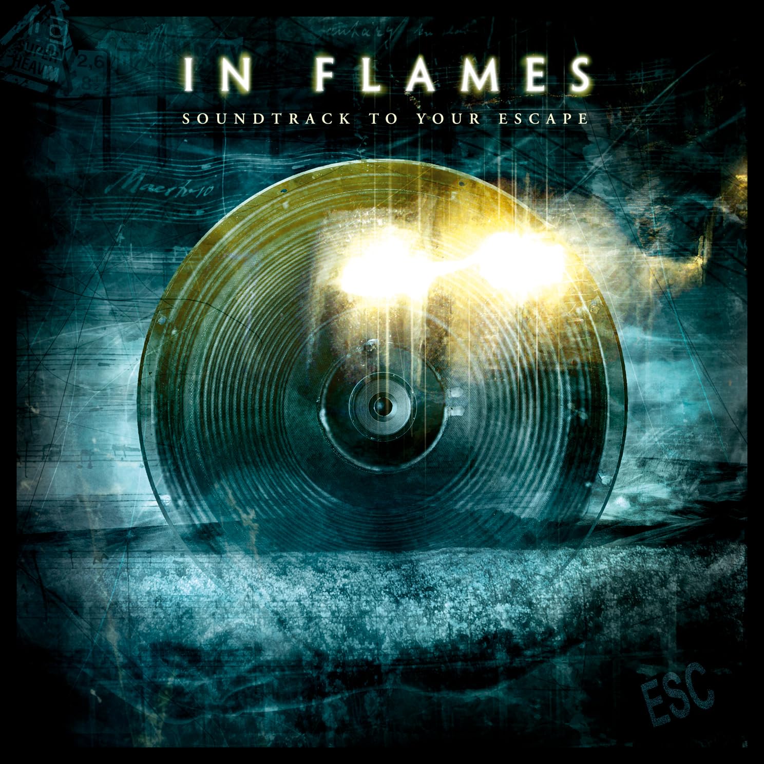 In Flames 'Soundtrack To Your Escape' 2LP 180g Transparent Yellow Etched Vinyl