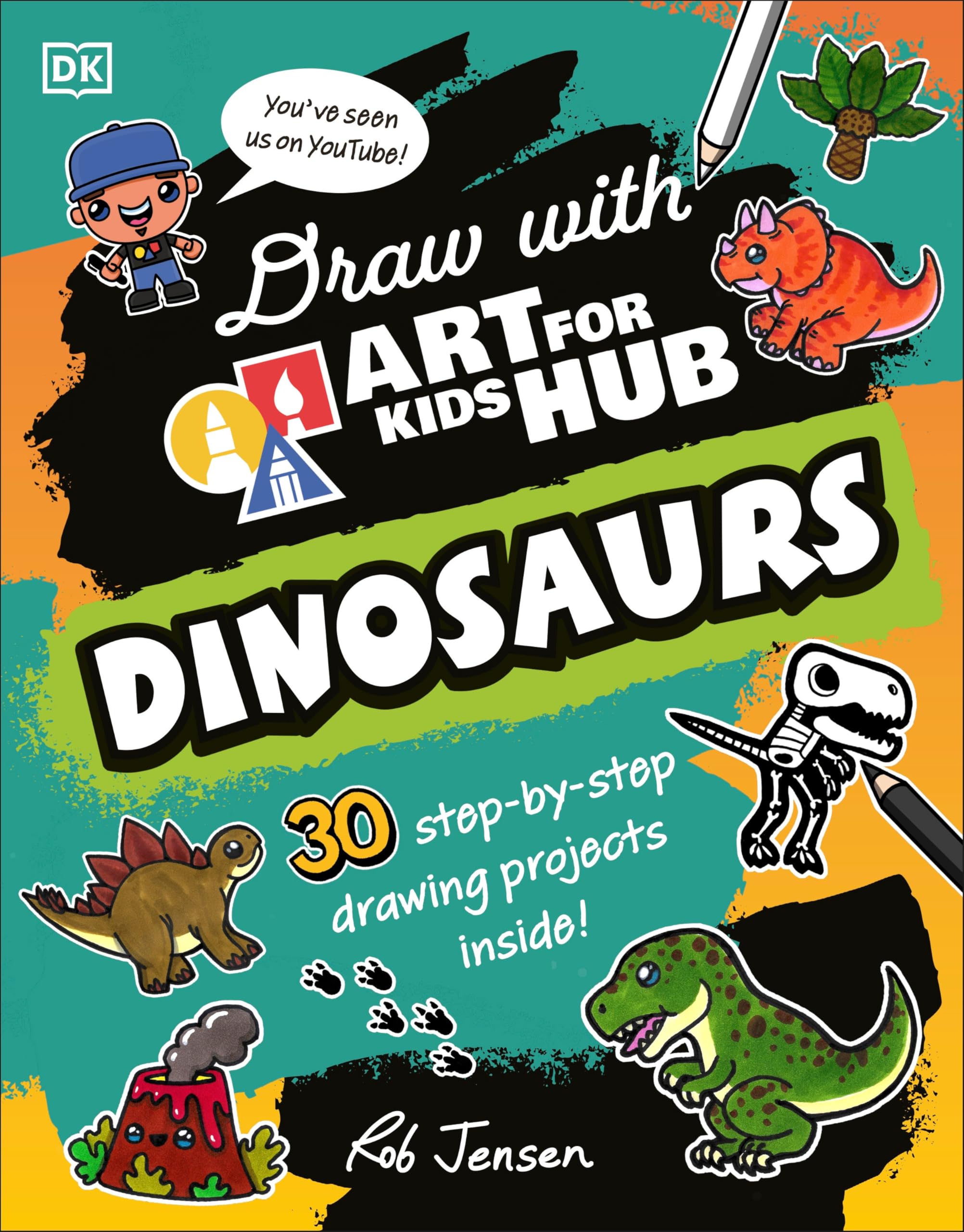 Draw with Art for Kids Hub Dinosaurs