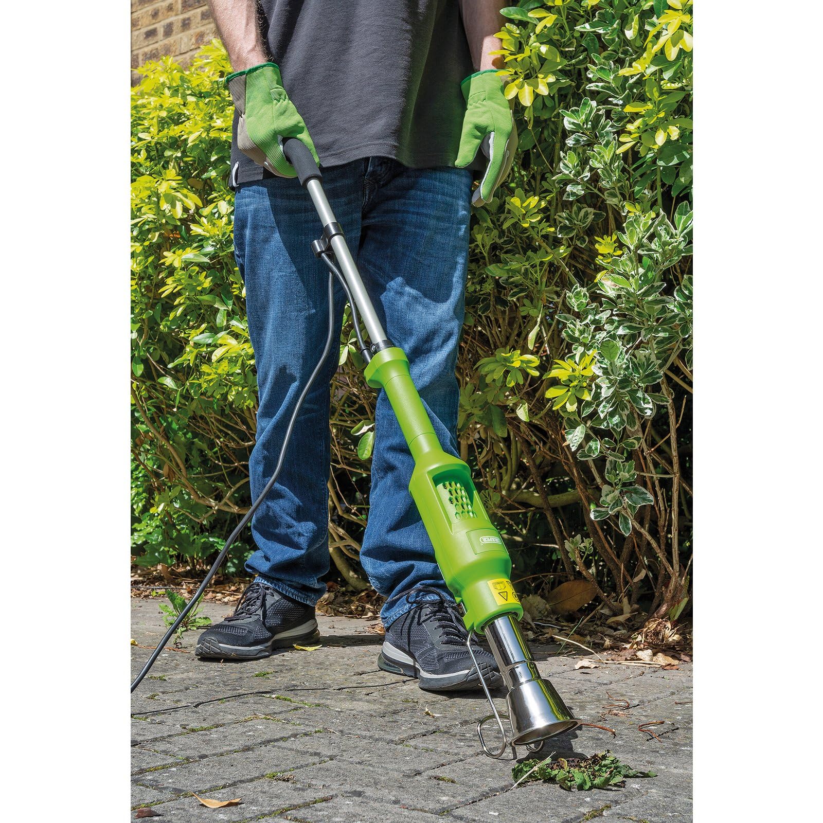 Draper Brûleur électrique de Mauvaises Herbes 2000 W avec Câble 1,7 m et Poignée Souple