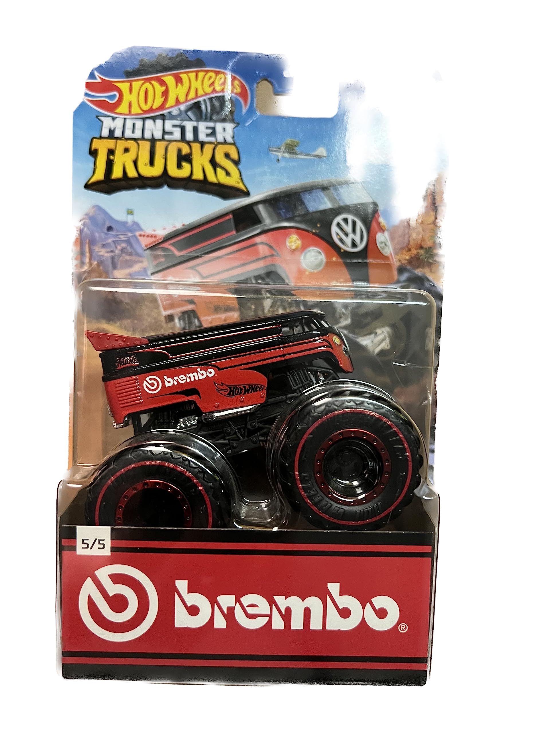 Hot WheelsMonster Trucks Brembo #5 Exclusive VW Volkswagen Drag Bus