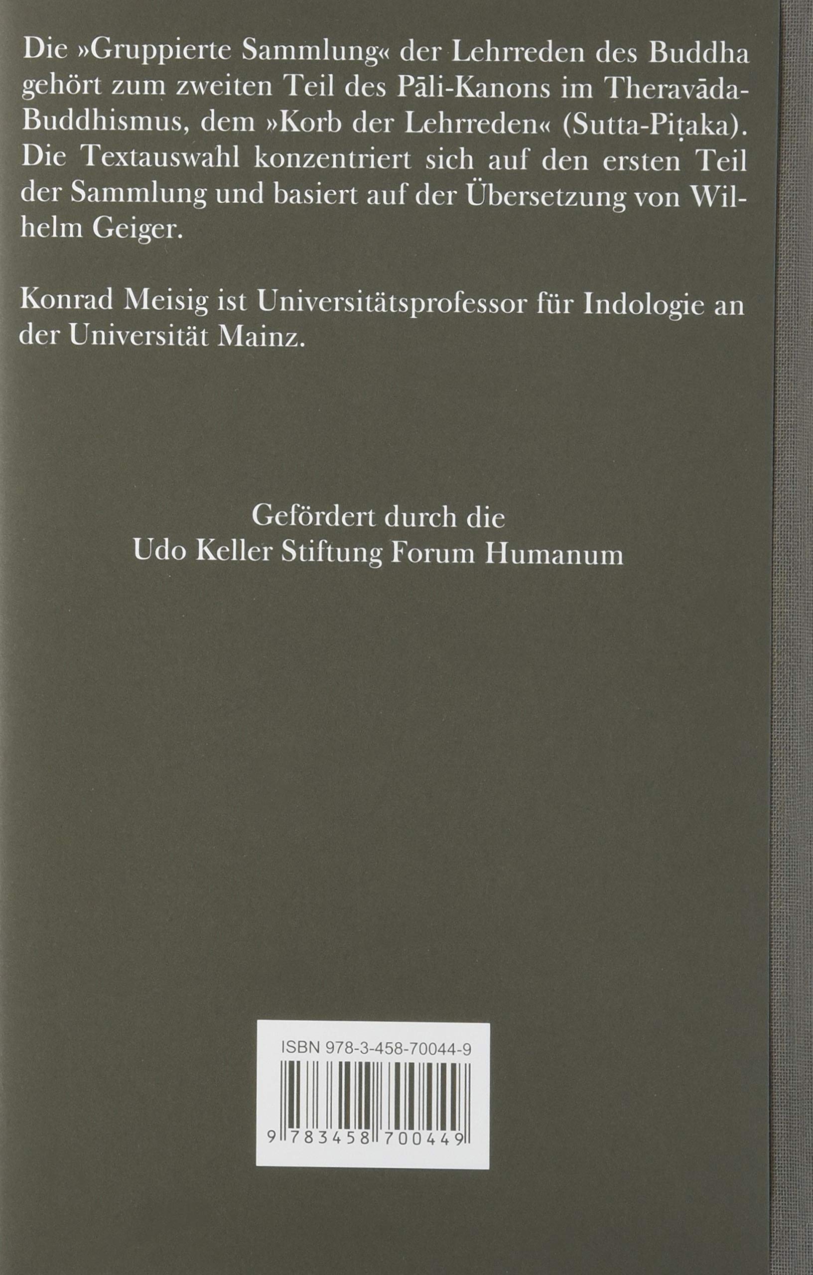 Samyutta-Nikāya - Die gruppierte Sammlung der Lehrreden des Buddha
