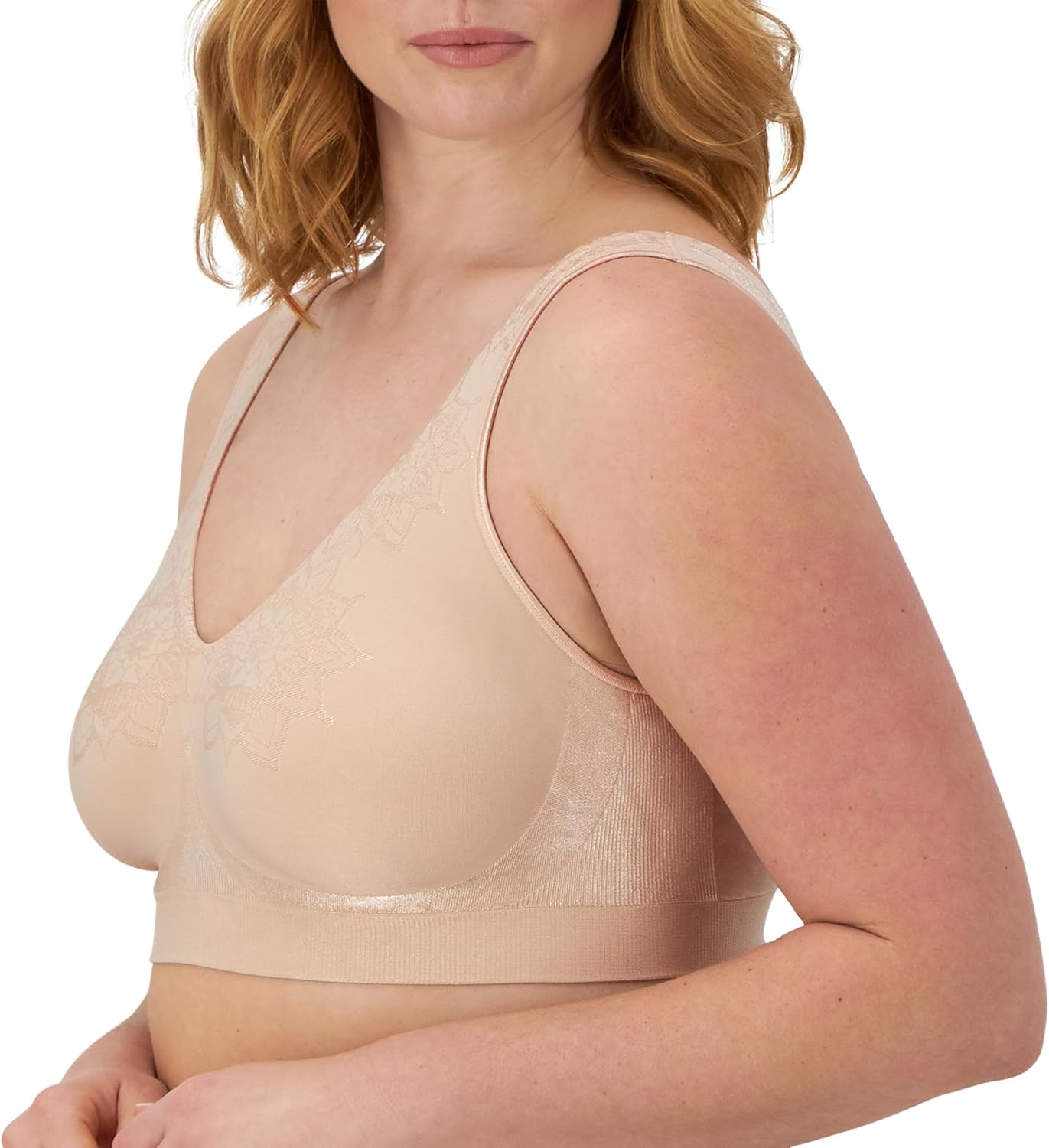 Bali Women's Wireless Bra, Comfort Revolution Seamless T-Shirt Bras for Women, ComfortFlex Fit - Image 2