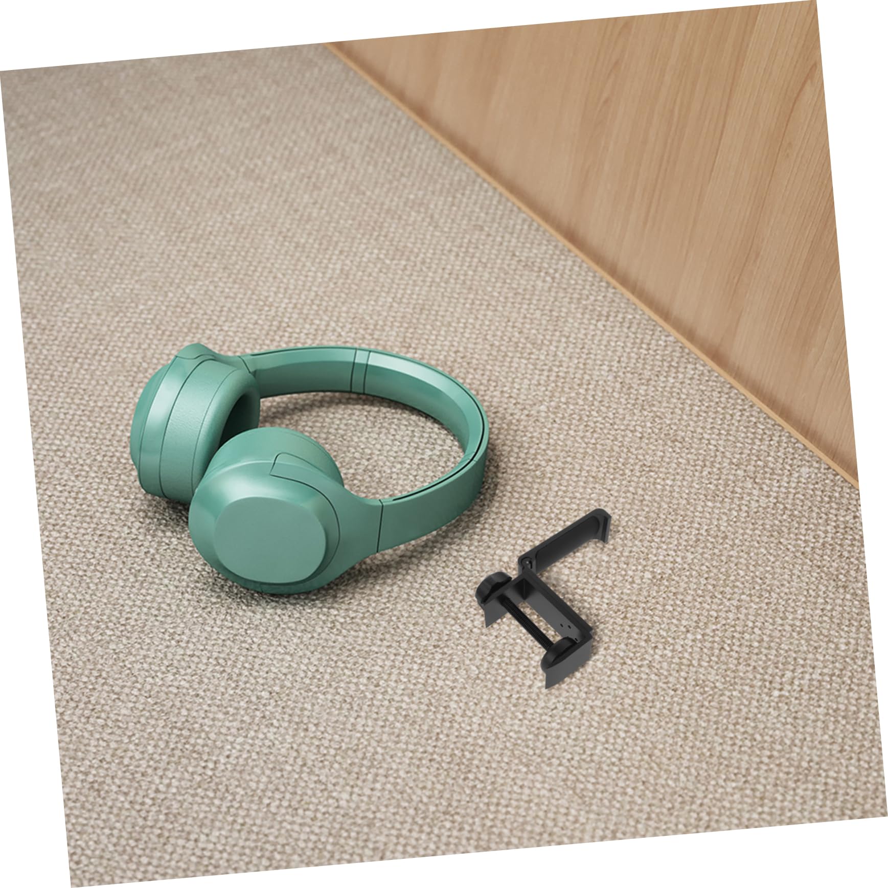 Hemobllo 4pezzi Per Cuffie e Gancio Per Headset Scrivania Pieghevole Portacuffie Per Gaming e
