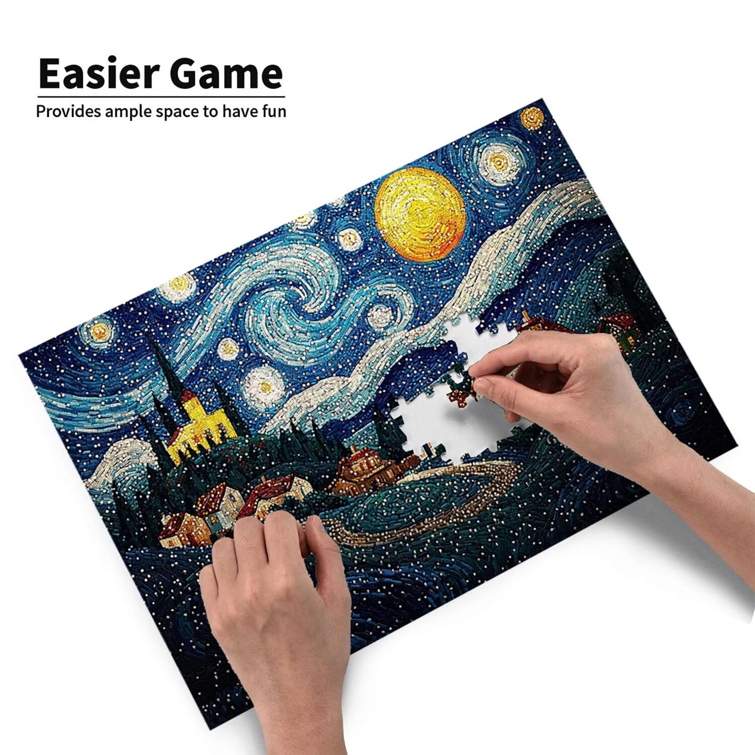 Puzzle de 6000 Piezas Puzzle Adultos 179x105cm Juego Educativo Regalos Rompecabezas para Adultos y niños a Partir de 14 Años, Regalo Creativo para la Relajación - (Star Town) t-876