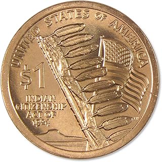 2024 D Indian Citizenship Native American Dollar Uncirculated $1 Coin
