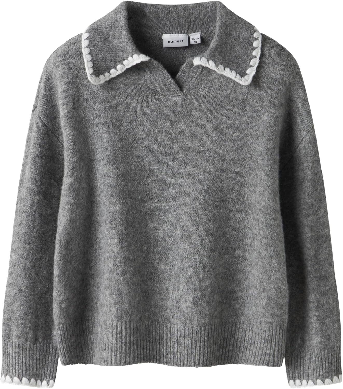 NAME IT Girls' Knitted Polo Shirt