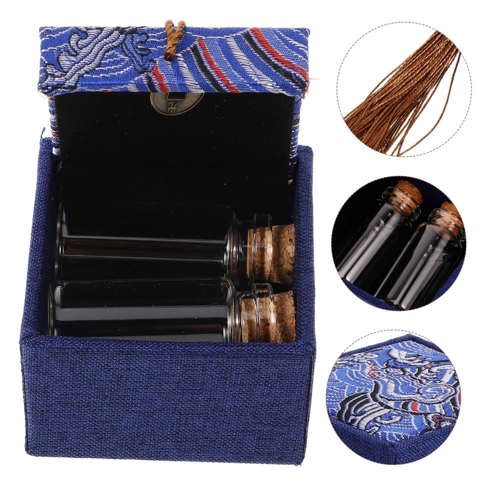 Cabilock Keepsake Box for Boys and Girls: Newborn Baby Keepsake Fetal Hair Memory Bottle Diy Cord Baby Keeps Box