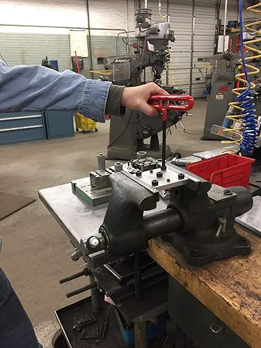 Miniatura 3 de Eklind Tool 31608 Llave Allen hexagonal de agarre estándar con mango en T de 18 pulgadas, paquete de 12