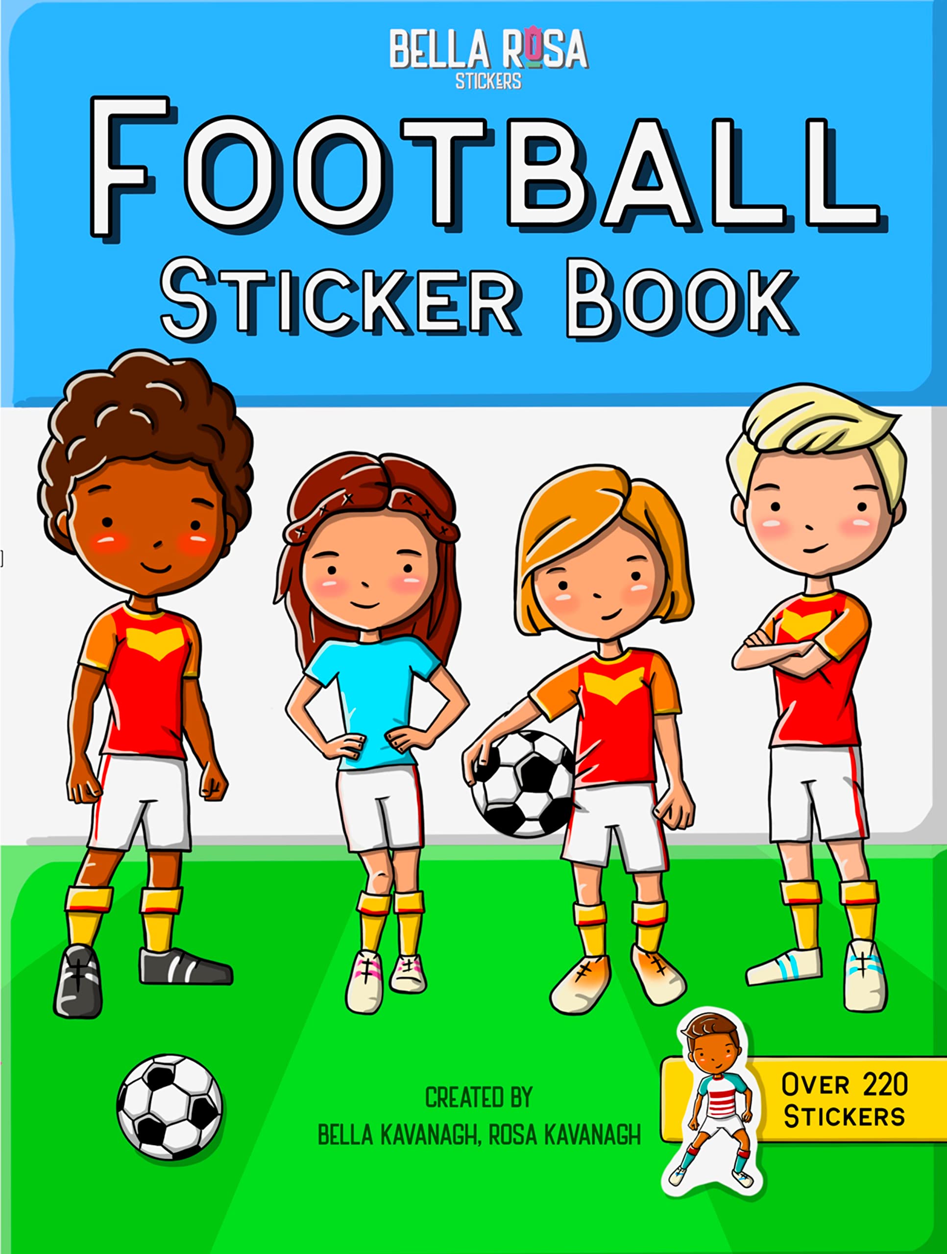 Football Sticker Activity Book Bella Rosa Publishing Perfect Paperback